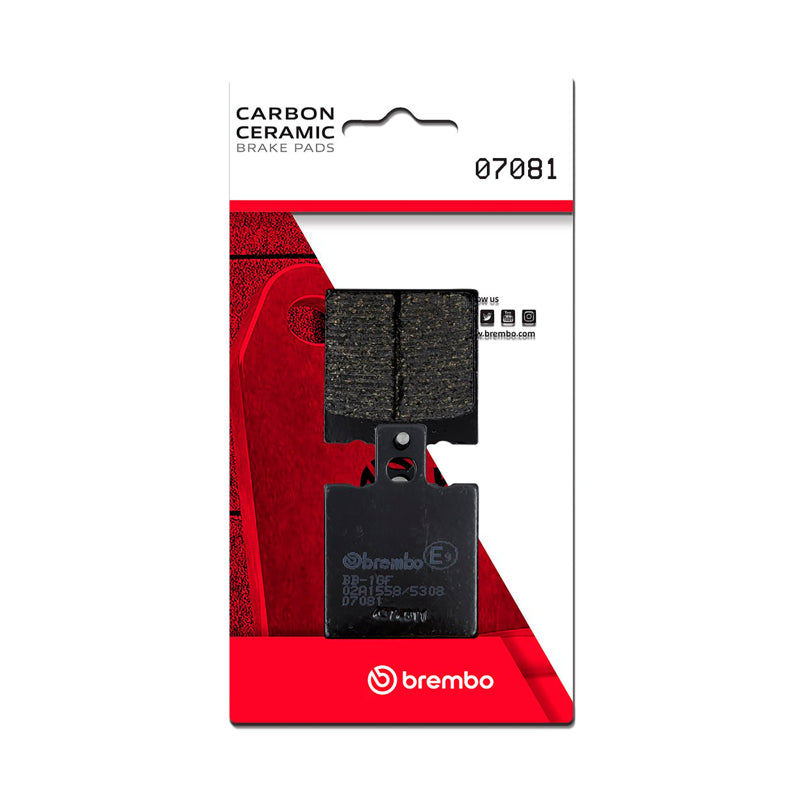 Brembo OE Ktm 50/Simson Spatz/Simson Sperber/Simson Star Carbon Ceramic Brake Pad - Front 07081
