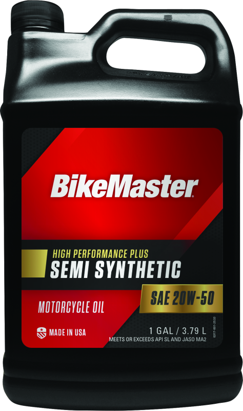 BikeMaster 20W50 Semi Synthetic Oil - Gallon 532320