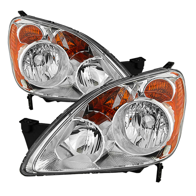 SPYDER xTune Honda CRV (Japan Built Models Only) 2005-2006 OEM Style Headlights - Chrome HD-JH-HCRV05-JP-C 9035302