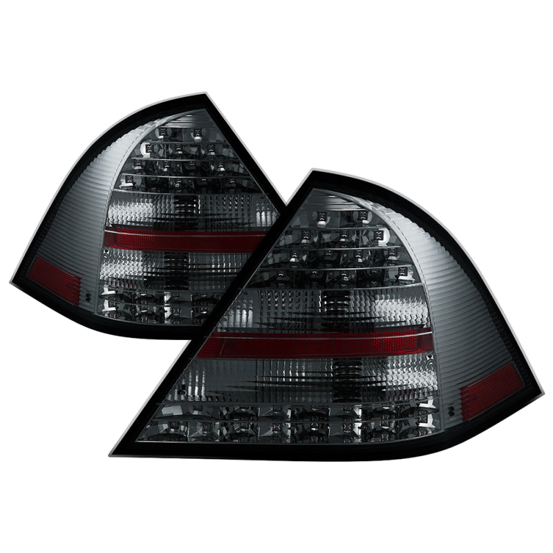 SPYDER Mercedes Benz W203 C-Class 01-03 LED Tail Lights Smke ALT-YD-MBZC01-LED-SM 5069931