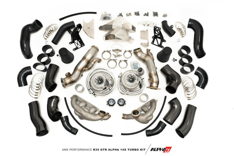 AMS Performance Alpha 14X R35 GTR Turbo Kit w/ .61 A/R Housing (G30 770) ALP.07.14.0118-1