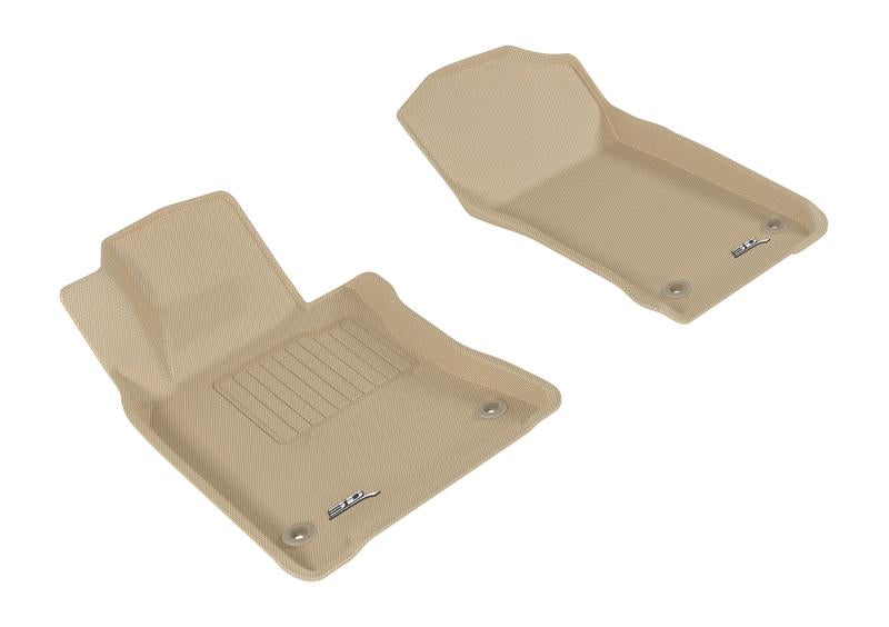 3D MAXpider 2017-2019 Infiniti Q60 Kagu 1st Row Floormat - Tan L1IN02711502