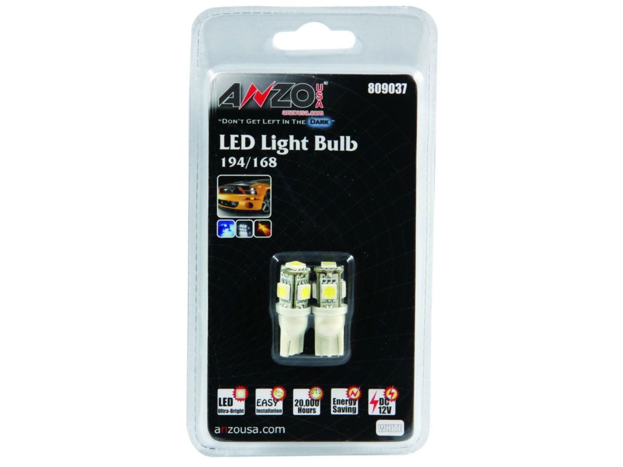 Anzo LED Bulbs Universal 194/168 White - 5 LEDs