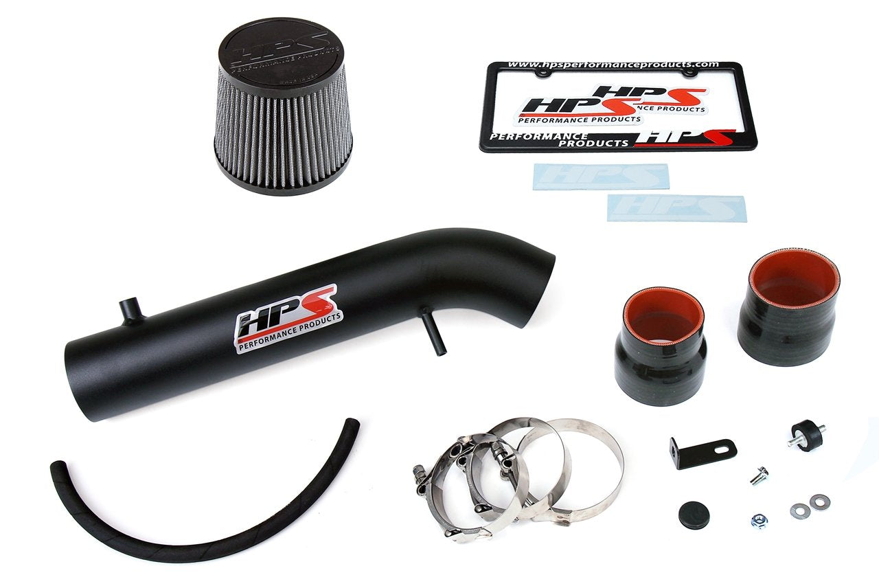 HPS Shortram Air Intake Kit 1992-1995 Honda Civic EG DOHC B Series B16 B18 B20, Black