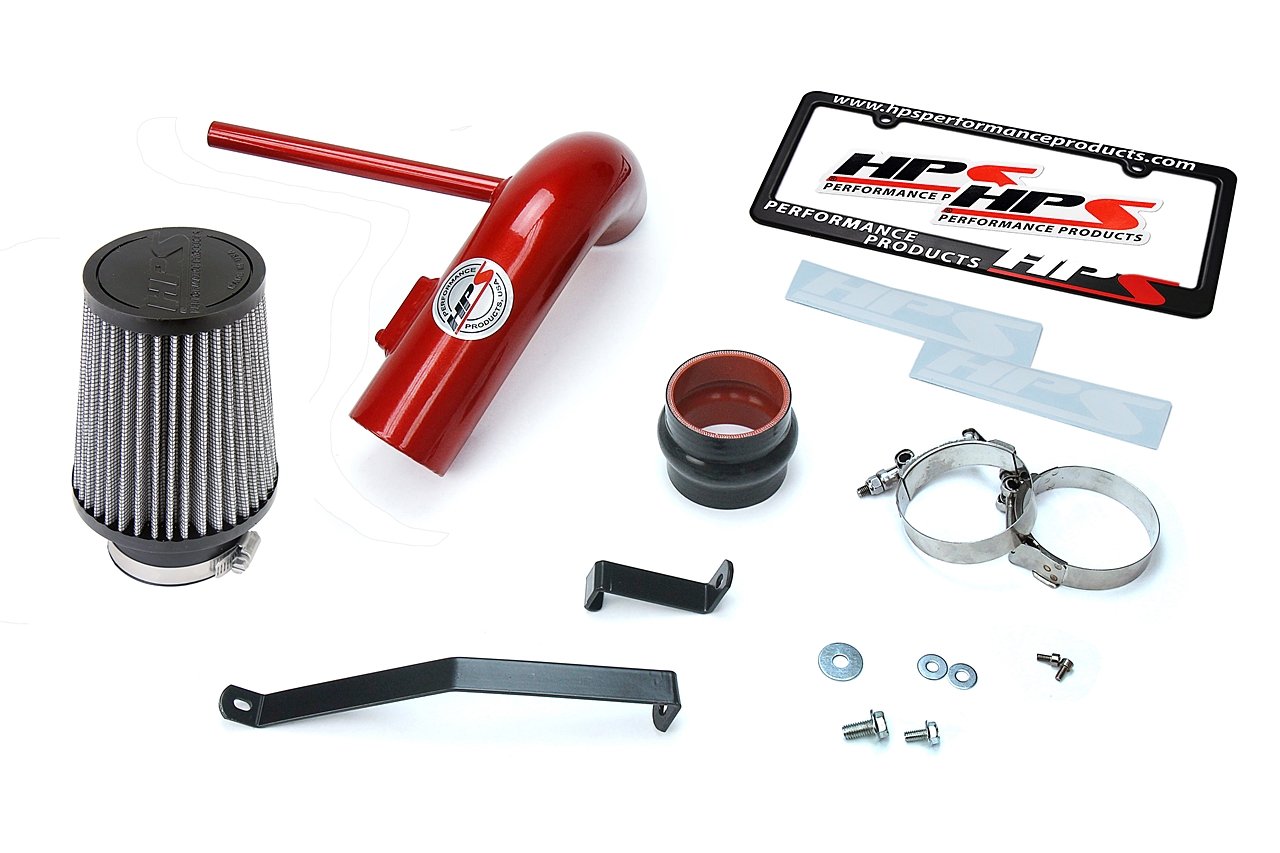 HPS Shortram Air Intake Kit 2011-2017 Lexus CT200h, Red