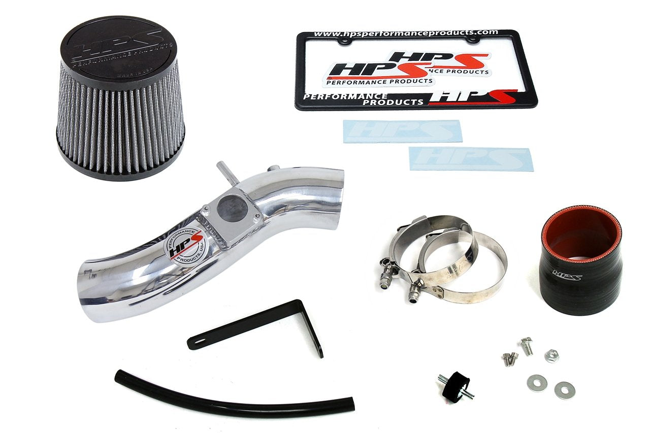 HPS Shortram Air Intake Kit 2003-2004 Toyota Corolla 1.8L, Polish