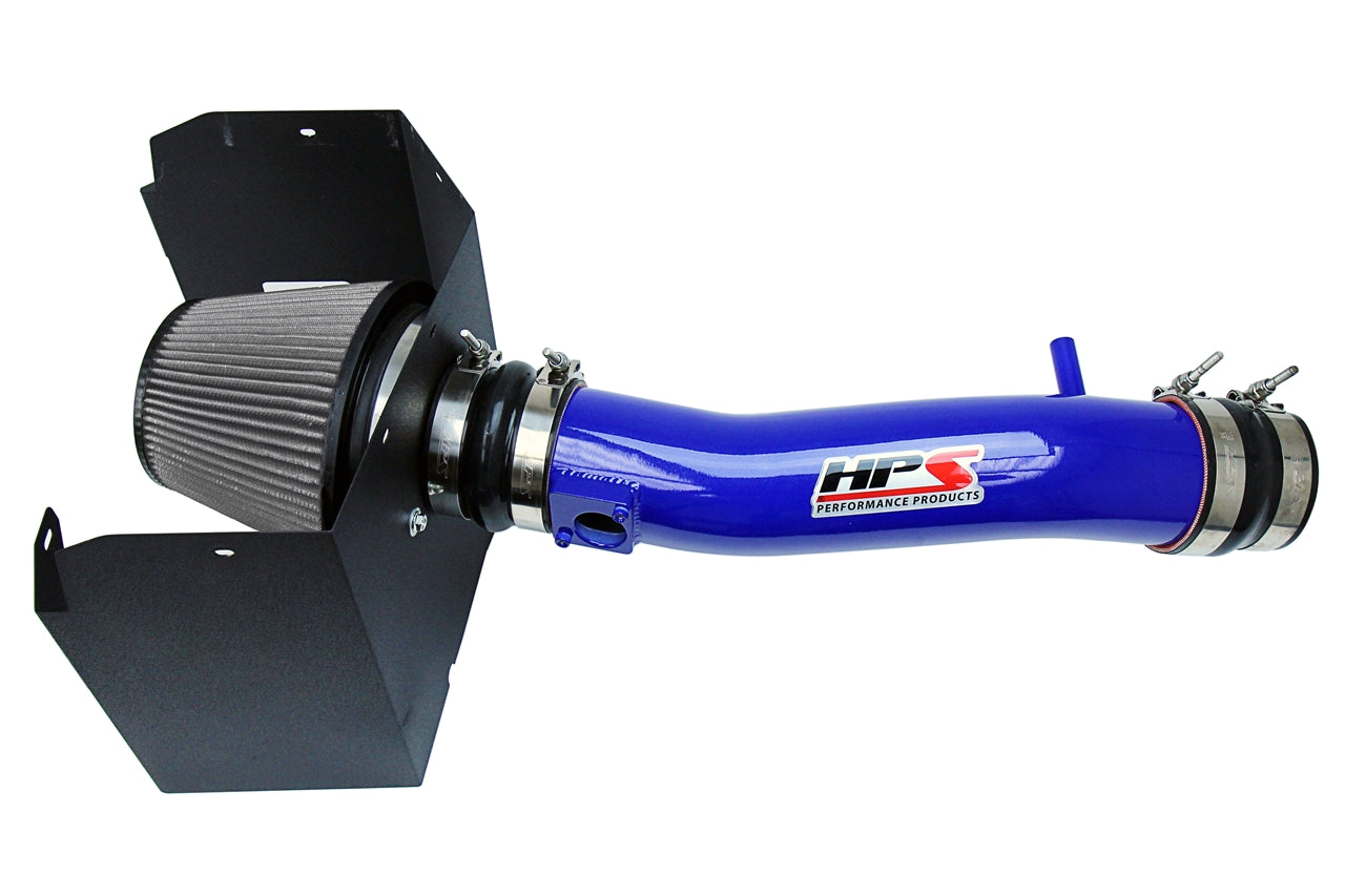 HPS Performance Products HPS Shortram Air Intake Kit 2016-2023 Toyota Tacoma 3.5L V6, Includes Heat Shield, 827-595
