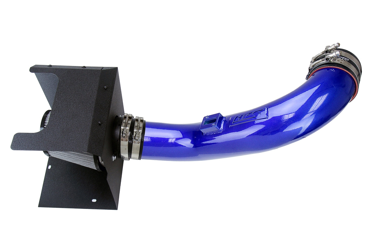 HPS Cold Air Intake Kit with Heat Shield Chevy 2017-2019 Silverado 2500 HD 6.6L V8 Duramax Diesel Turbo L5P