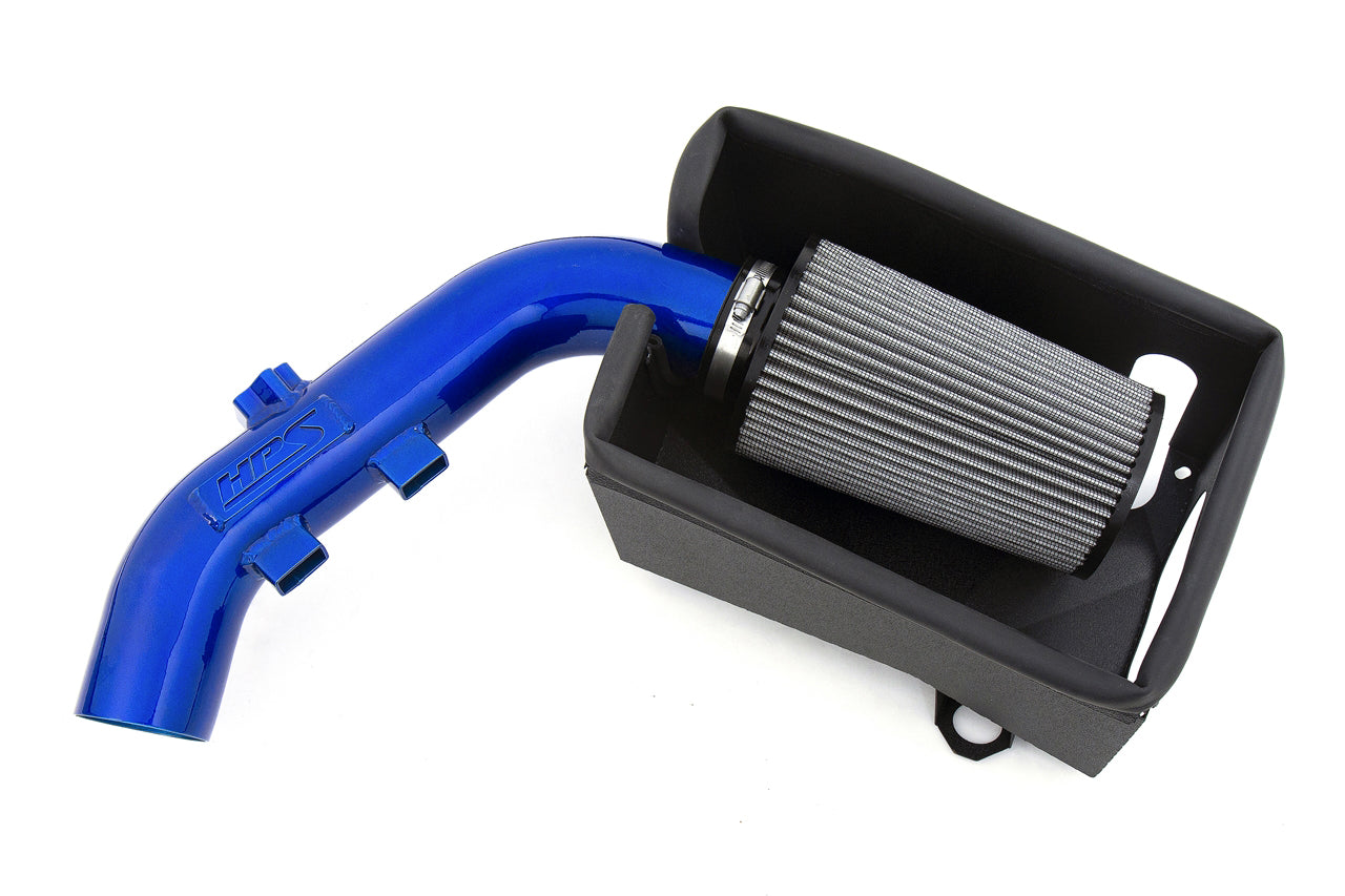 HPS Performance HPS Shortram Air Intake Kit with Heat Shield 2012-2019 BMW 640i 3.0L Turbo N55, 827-698