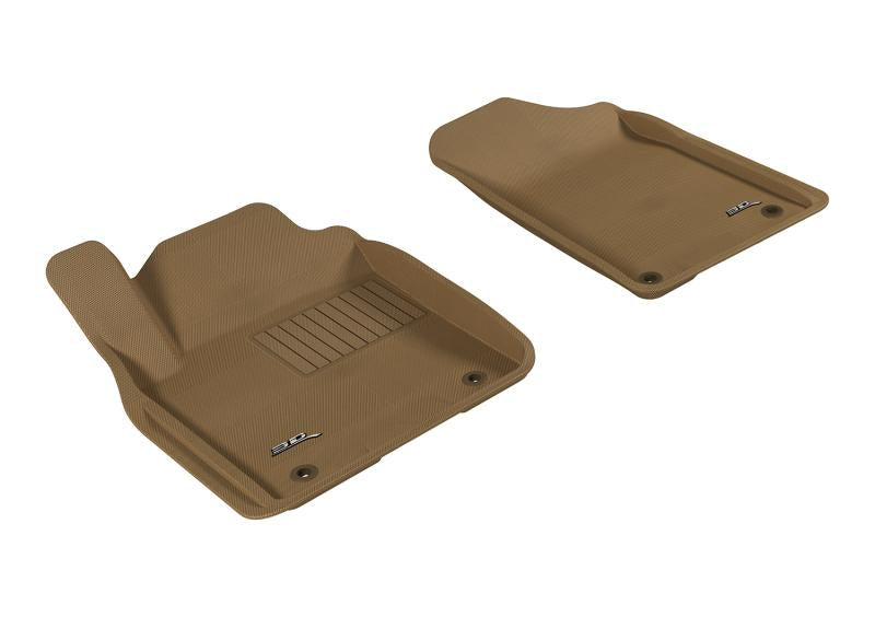 3D MAXpider 2011-2020 Infiniti QX80/QX56 Kagu 1st Row Floormat - Tan L1IN01611502
