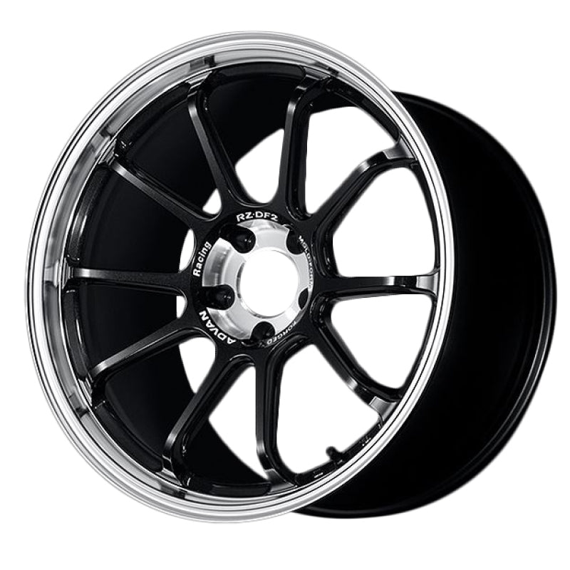Advan RZ-DF2 19X9.5 +29 5-114.3 Diamond Cut & Racing Titanium- Black YAF9J29EDRTB