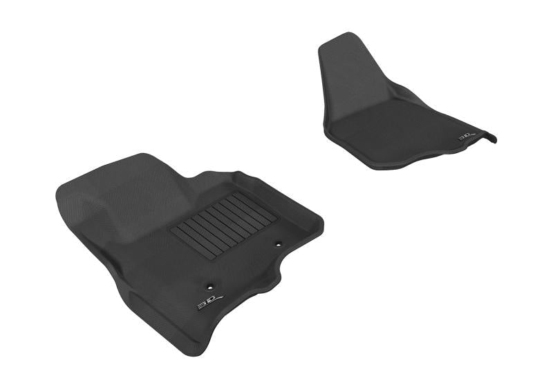 3D MAXpider 2011-2012 Ford F-250/350/450 Supercab/Supercrew Kagu 1st Row Floormat - Gray L1FR07011501