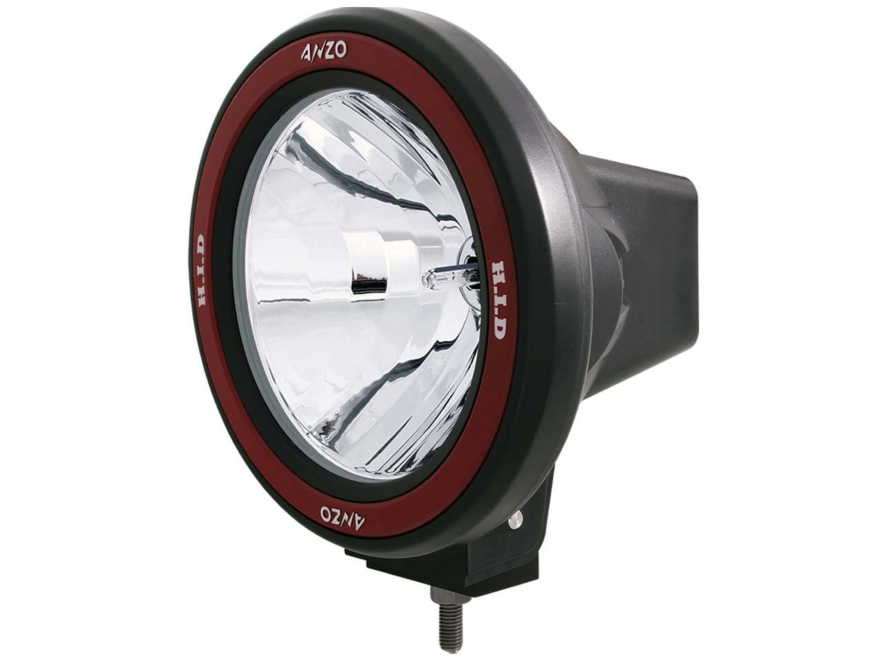 Anzo Hid Off Road Light Universal 7in HID Off Road Fog Lamp w/ USA Red