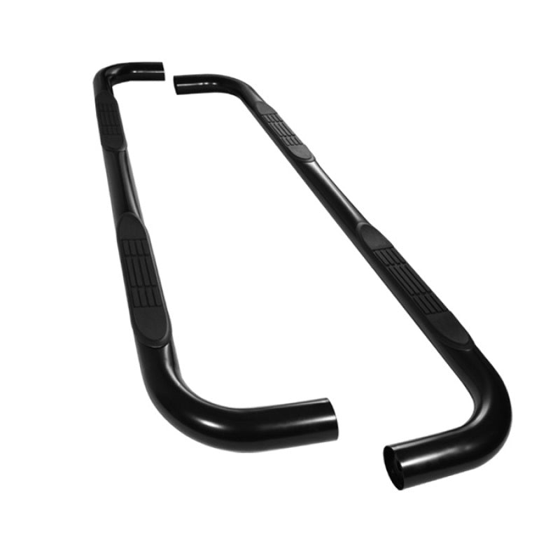 SPYDER Xtune Dodge Ram 1500 Quad Cab 02-08 3 Inch Round Side Step Bar Black SSB-DR-A07S0804H-BK 5024398