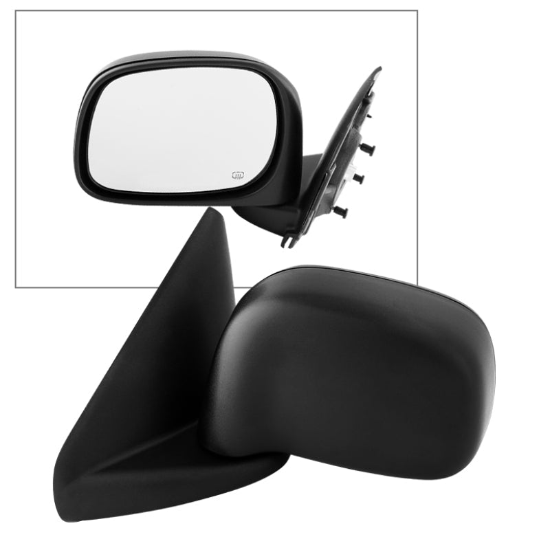 SPYDER Xtune Dodge Ram 02-08 1500/2500/3500 OE Mirror Textured Power Heated- Left MIR-13012-252-P-L 9934834