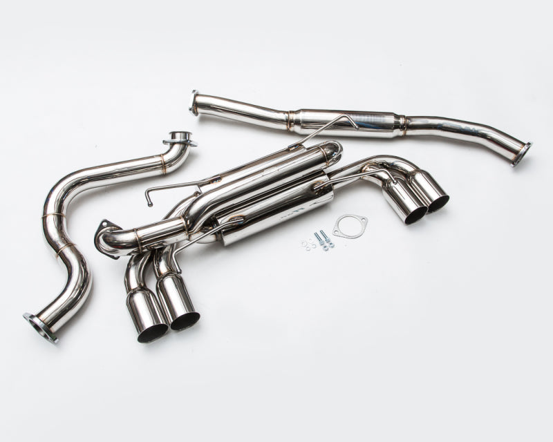 Agency Power AP Subaru 08+ STi/11+ WRX Stainless Steel Polished Tip C/B Exhaust (FITS HATCHBACK ONLY) AP-GRBH-170M
