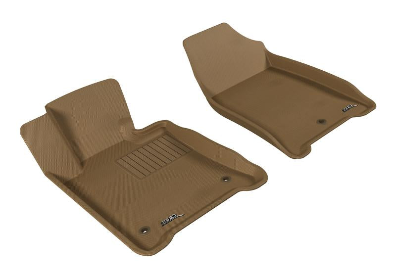 3D MAXpider 2009-2014 Acura TL FWD Kagu 1st Row Floormat - Tan L1AC00311502