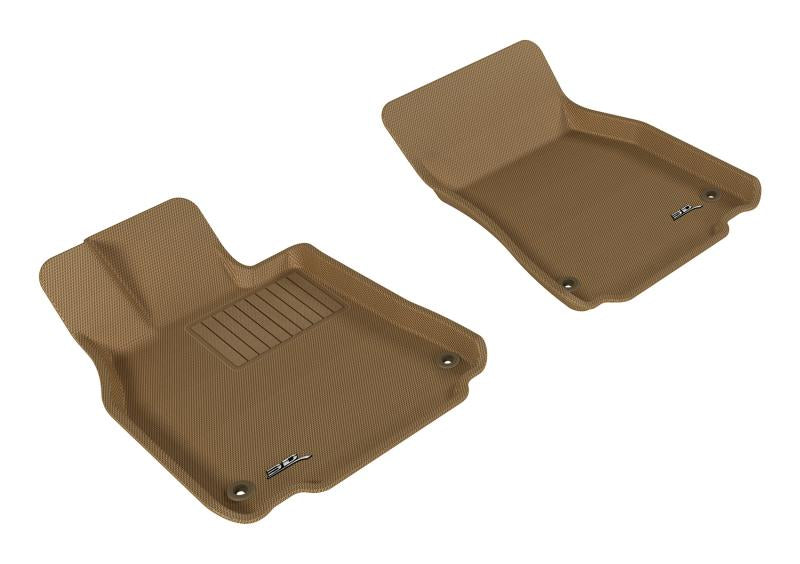3D MAXpider 2007-2012 Lexus LS460/LS460L Kagu 1st Row Floormat - Tan L1LX04011502