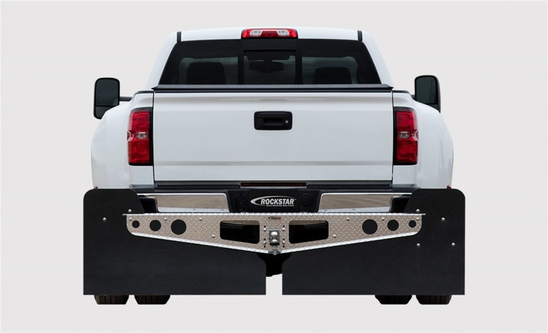 Access Rockstar 3XL 2020+ Chevrolet / GMC 2500/3500 Diamond Plate Hitch Mounted Mud Flaps A10201123