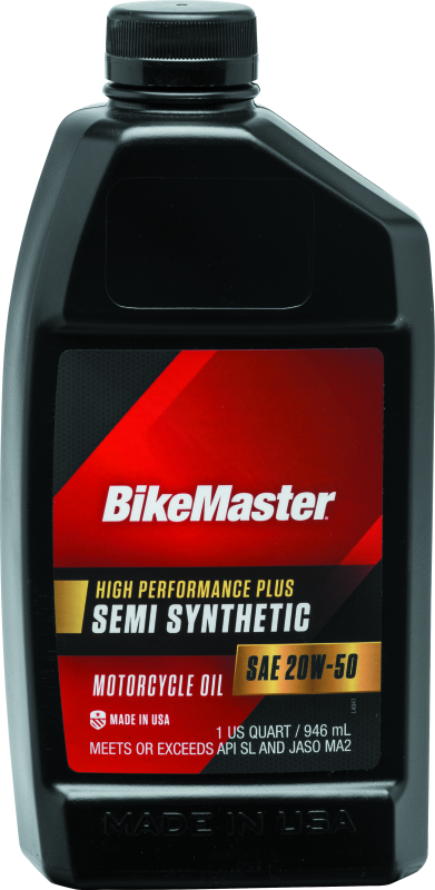 BikeMaster 20W50 Semi Synthetic Oil - Quart 532319