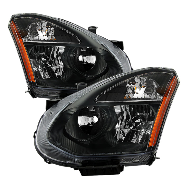 SPYDER xTune Nissan Rogue 08-14 HID Model Only OEM Style Headlights-Black HD-JH-NROG08-HID-BK 9035555