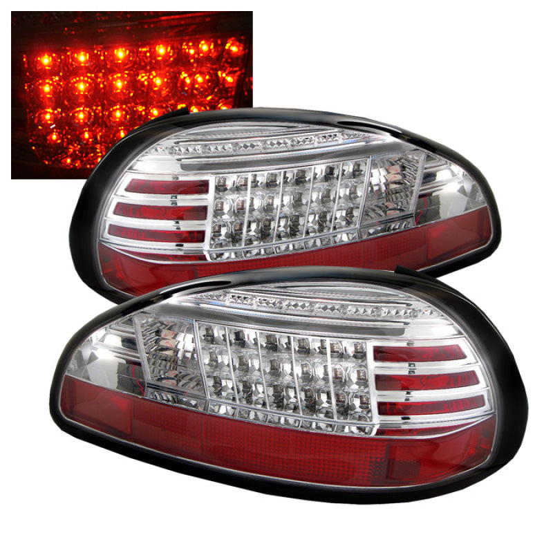 SPYDER Pontiac Grand Prix 97-03 LED Tail Lights Chrome ALT-YD-PGP97-LED-C 5007155