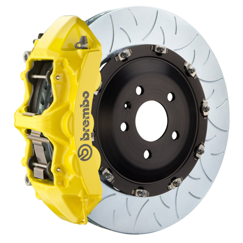 Brembo 25+ BMW X3 30/BMW X3 M50 xDrive Fr GT BBK 6 Pist Cast 405x34 2pc Rotor Slotted Type3- Yellow 1N3.9552A5