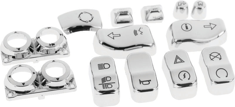 Bikers Choice Chr Key Caps 16-18 Flhtk/L 483319