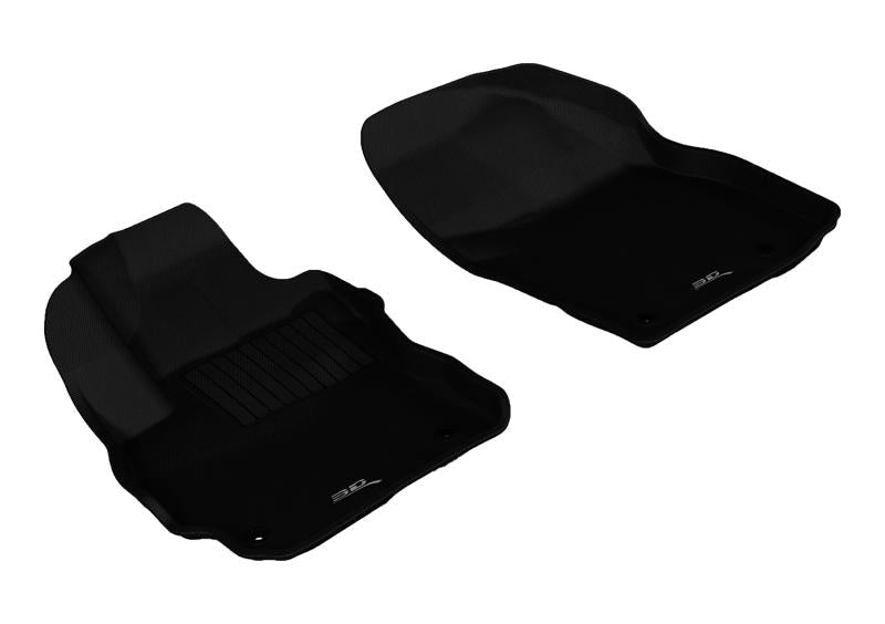 3D MAXpider 2012-2015 Mazda Mazda5 Kagu 1st Row Floormat - Black L1MZ03911509