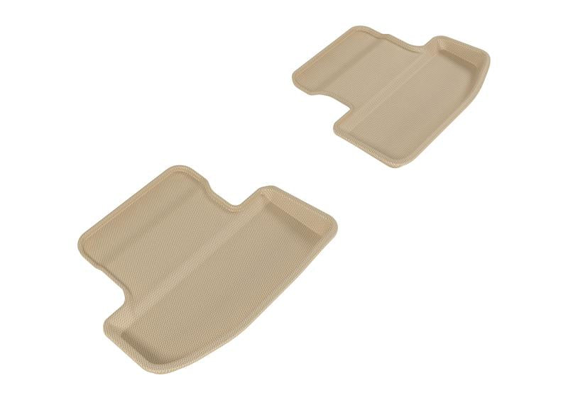 3D MAXpider 2015-2020 Ford Mustang Kagu 2nd Row Floormats - Tan L1FR08521502