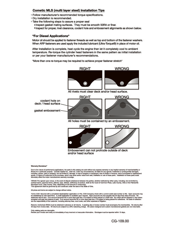 Cometic Gasket Cometic Lotus 907 .059in CFM-20 Cylinder Head Gasket - 99mm Bore C4132-059