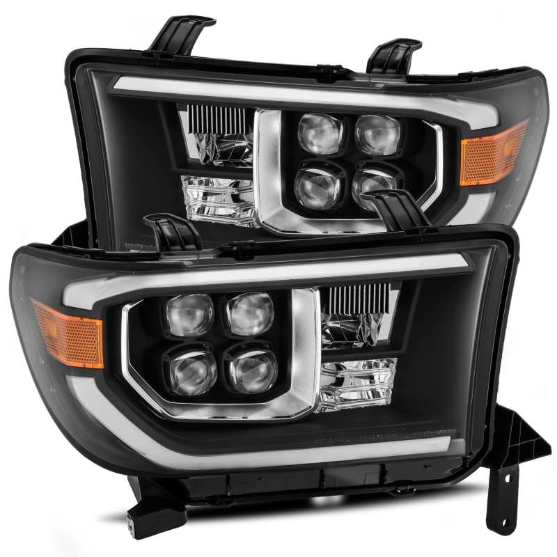 AlphaRex 08-13 Toyota Sequoiaá NOVA LED Projector Headlights Plank Style Black w/Activation Light 880729 *Discontinued