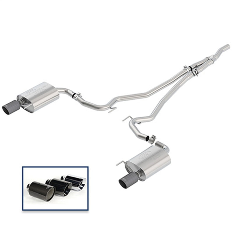Ford Performance Parts Ford Racing 2018 Mustang 2.3L Ecoboost Cat-Back Touring Exhaust System
