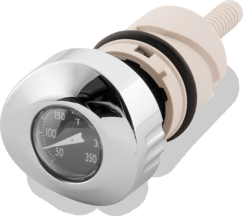Bikers Choice Blk Face Oil Temp Gauge-Sporty 488794