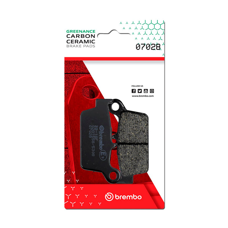 Brembo OE Honda Srx/Kymco Cobra Carbon Ceramic Brake Pad - Front 07028