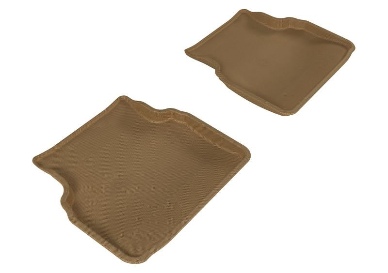 3D MAXpider 2002-2007 Subaru Impreza Kagu 2nd Row Floormats - Tan L1SB01021502