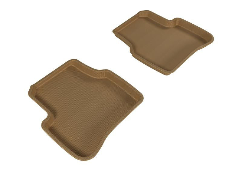 3D MAXpider 2006-2010 Volkswagen Passat Kagu 2nd Row Floormats - Tan L1VW01521502