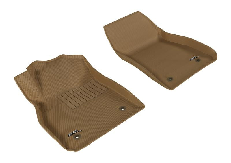 3D MAXpider 2013-2015 Chevrolet Malibu Kagu 1st Row Floormat - Tan L1CH06311502