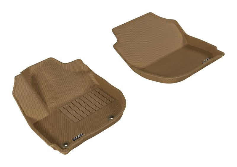 3D MAXpider 2015-2020 Honda Fit/Hr-V Kagu 1st Row Floormat - Tan L1HD05511502