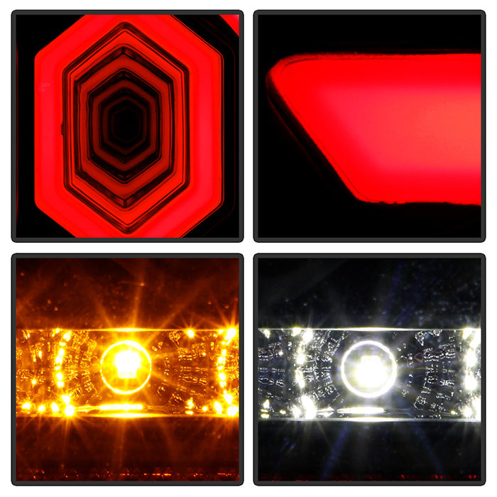 SPYDER xTune 14-21 Toyota Tundra Full LED Mirror 3D Tail Lights - Black (ALT-CH-TTU14-FLED-BK) 9951466
