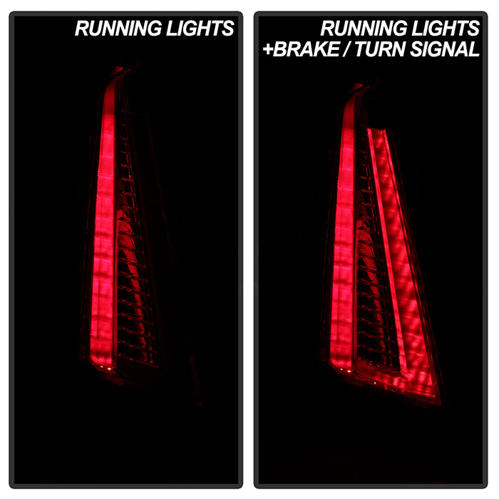 SPYDER xTune 17-19 Cadillac XT5 Full LED All Red Tail Light - OE Left (ALT-JH-CAXT517R-OE-L) 9948039