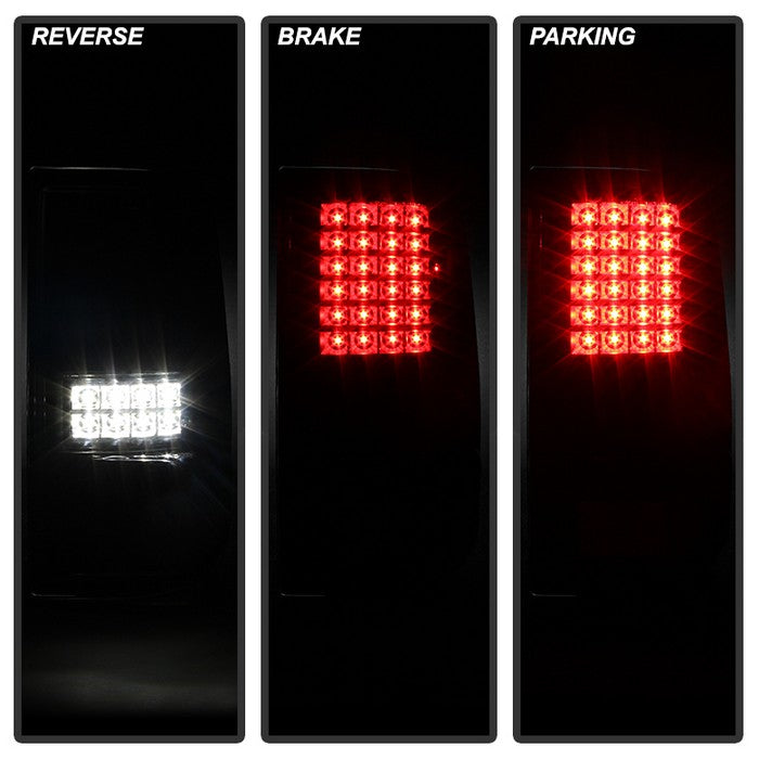 SPYDER Xtune Ford F150 Styleside 04-08 LED Tail Lights Black Smoked ALT-JH-FF15004-LED-G2-BSM 9034886