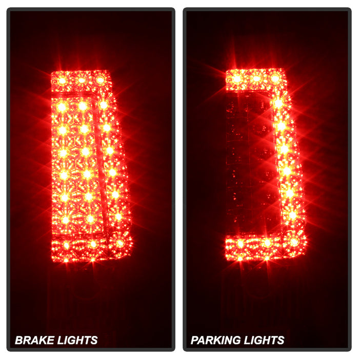SPYDER Xtune Chevy Silverado 1500-2500-3500 03-06 C-Shape LED Tail Lights Chrome ALT-ON-CS03-G2-LED-C 5081278