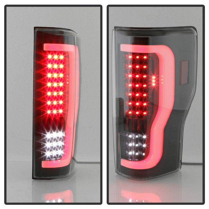 SPYDER xTune 17-18 Ford F-250 Super Duty (Excl LED Models) LED Tail Lights - Black (ALT-ON-FS17-LBLED-BK) 9041600