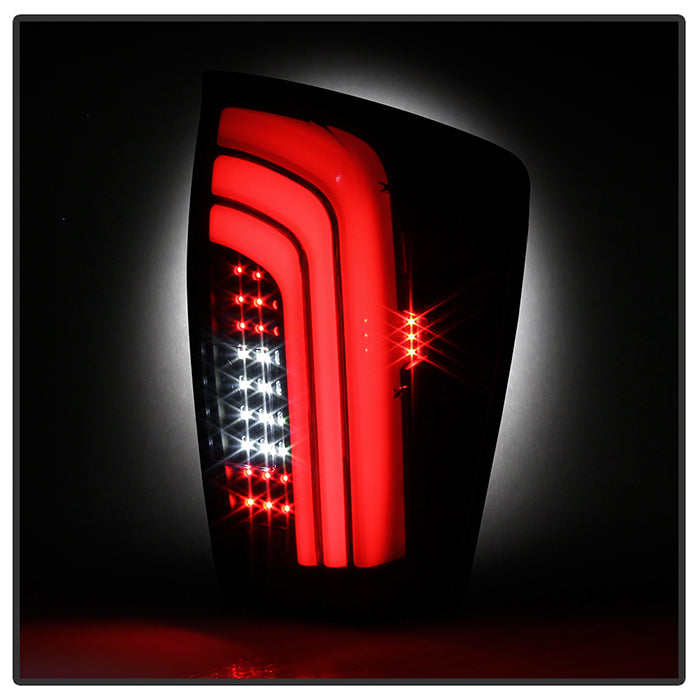 SPYDER xTune 16-19 Toyota Tacoma Version LED Tail Lights - Black Smoke (ALT-ON-TT16-LBLED-BSM) 9048630