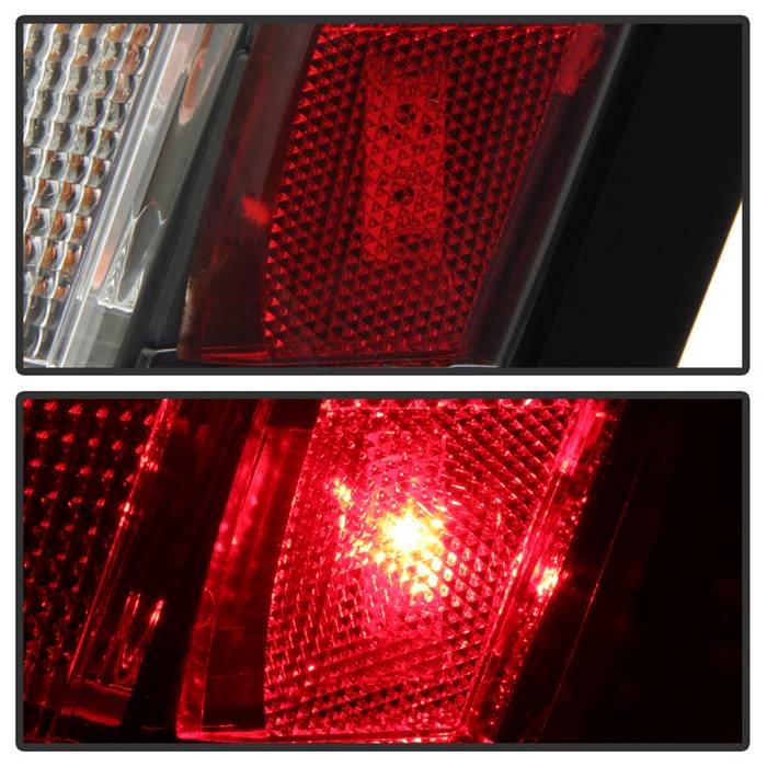 Spyder Chrysler 300C 05-07 V2 Light Bar LED Tail Lights - Black ALT-YD-C305V2-LED-BK 5083357