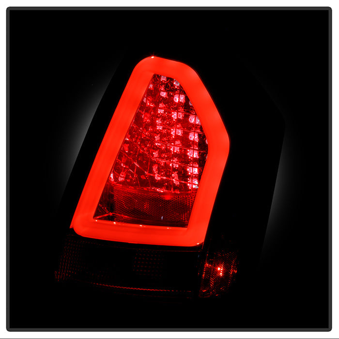 Spyder Chrysler 300C 05-07 V2 Light Bar LED Tail Lights - Smoke ALT-YD-C305V2-LED-SM 5083371