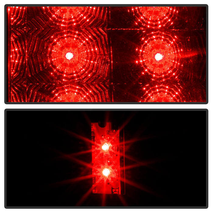 Spyder Chevy Avalanche 07-13 LED Tail Lights Black ALT-YD-CAV07-LED-BK 5032461