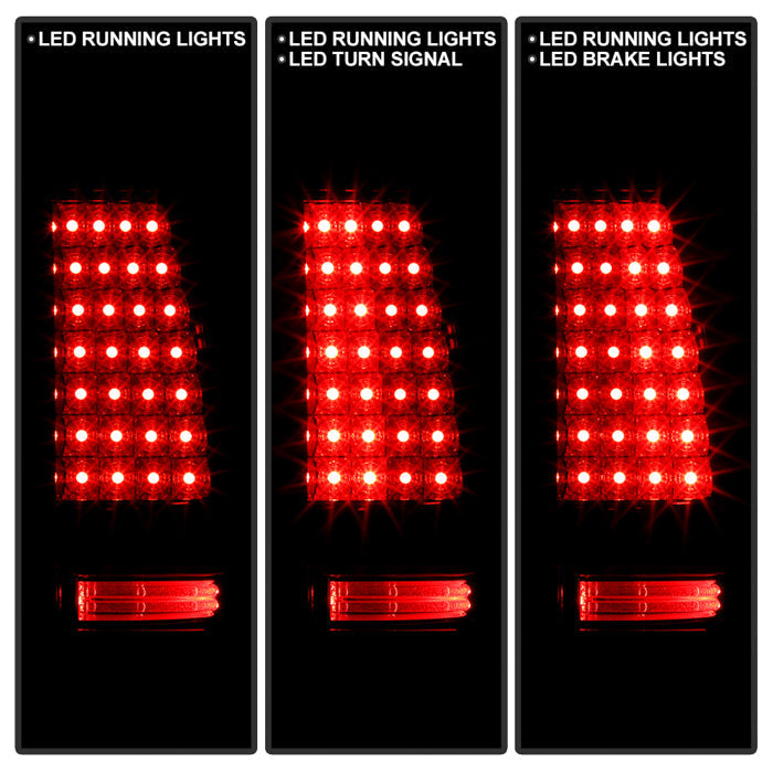 Spyder Chevy Silverado 1500 03-06 (Not Fit Stepside)LED Tail Lights Red Clear ALT-YD-CS03-LED-RC 5001740