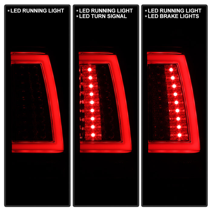 Spyder Chevy Silverado 1500/2500 03-06 Version 2 LED Tail Lights - Red Clear ALT-YD-CS03V2-LED-RC 5081926